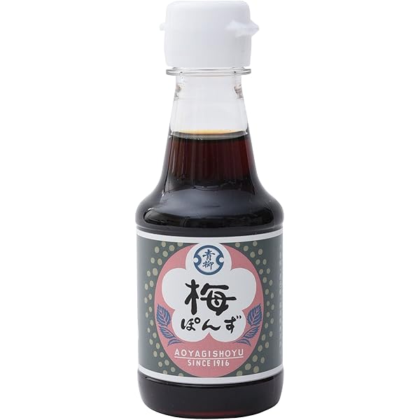 Amazon.co.jp: [青柳醤油] 梅ぽんず 150ml×2/ ポン酢 ぽん酢